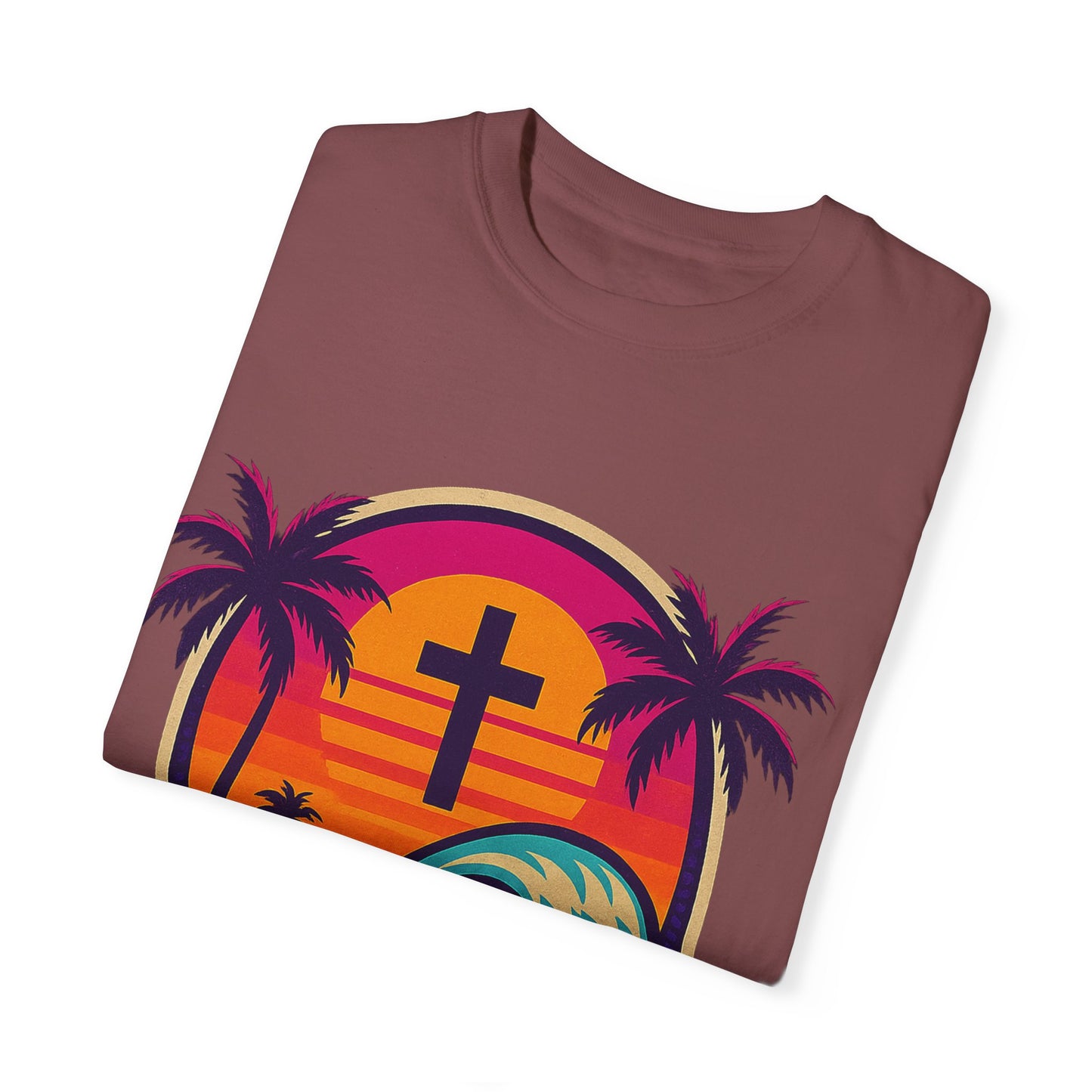 Faith Waves - Unisex Garment-Dyed Tee